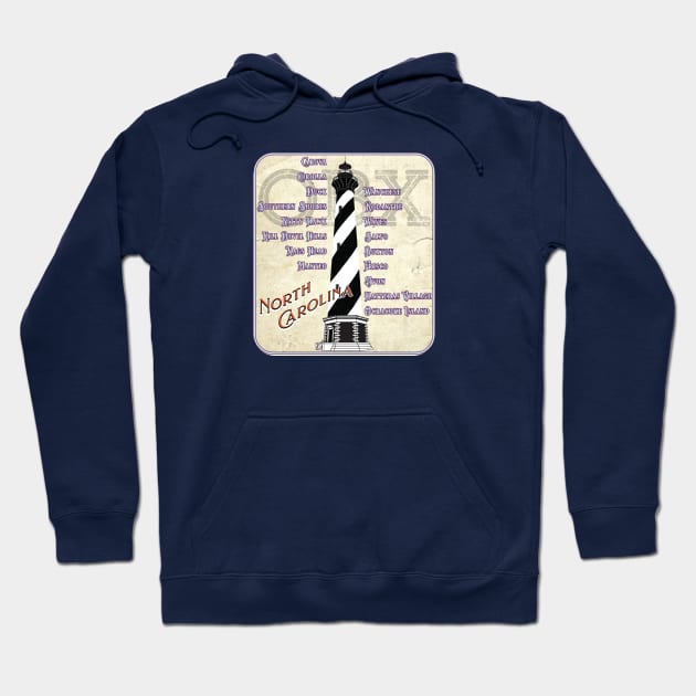 OBX Towns Hoodie by YOPD Artist